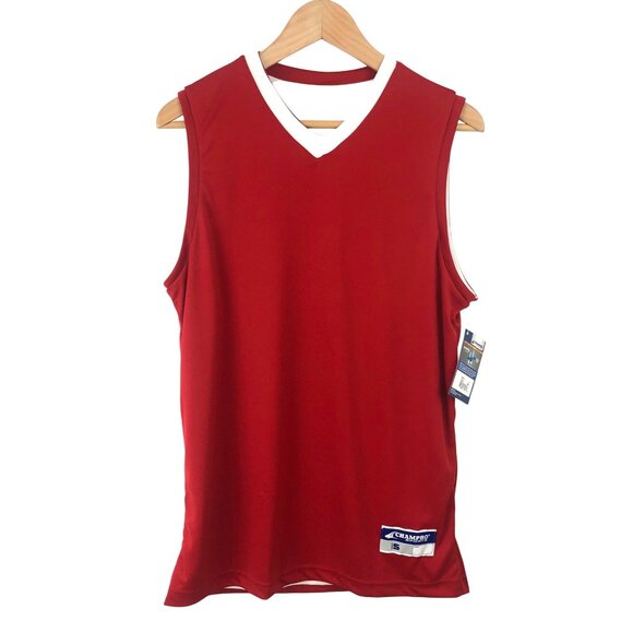 Champro Sport Adult Small Red/White Reversible Basketball Jersey - Picture 1 of 14